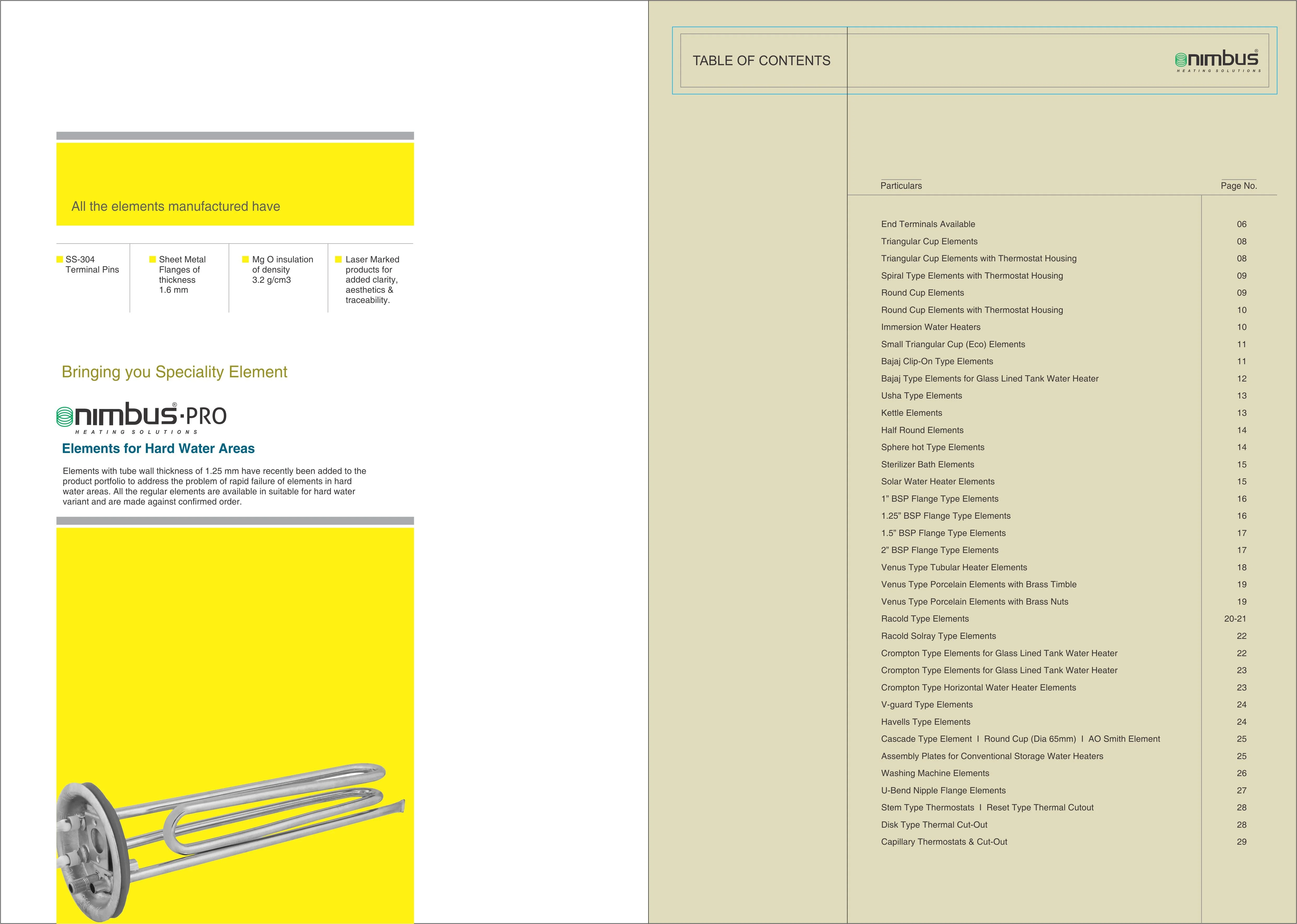 Nimbus Heating Solutions – Product Catalogue Design