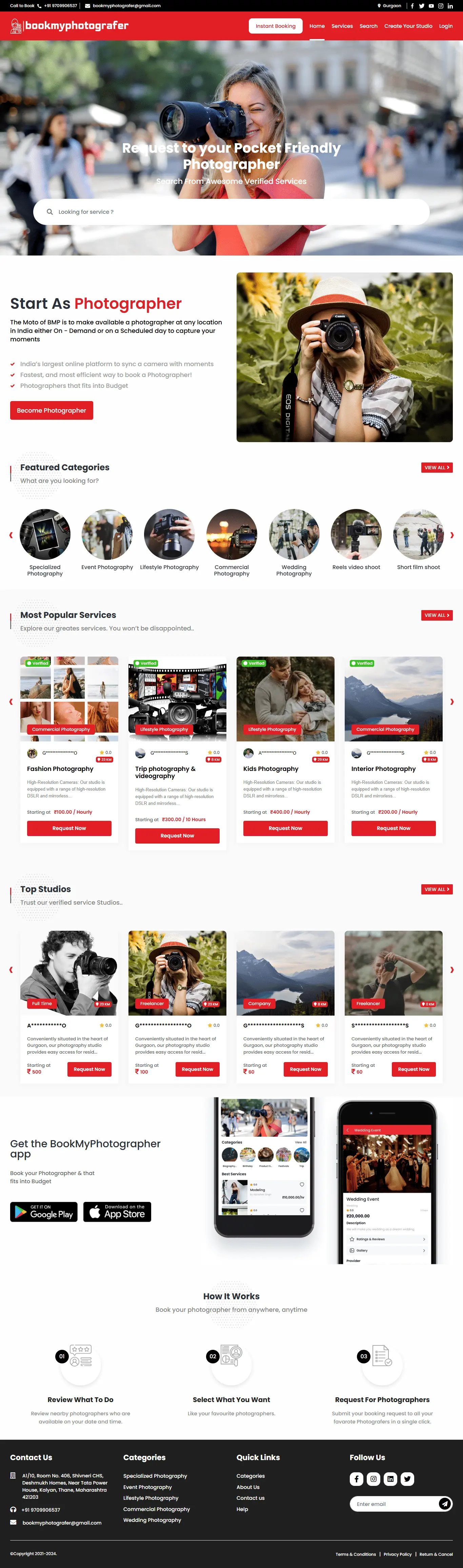 BookMyPhotografer BookMyPhotografer