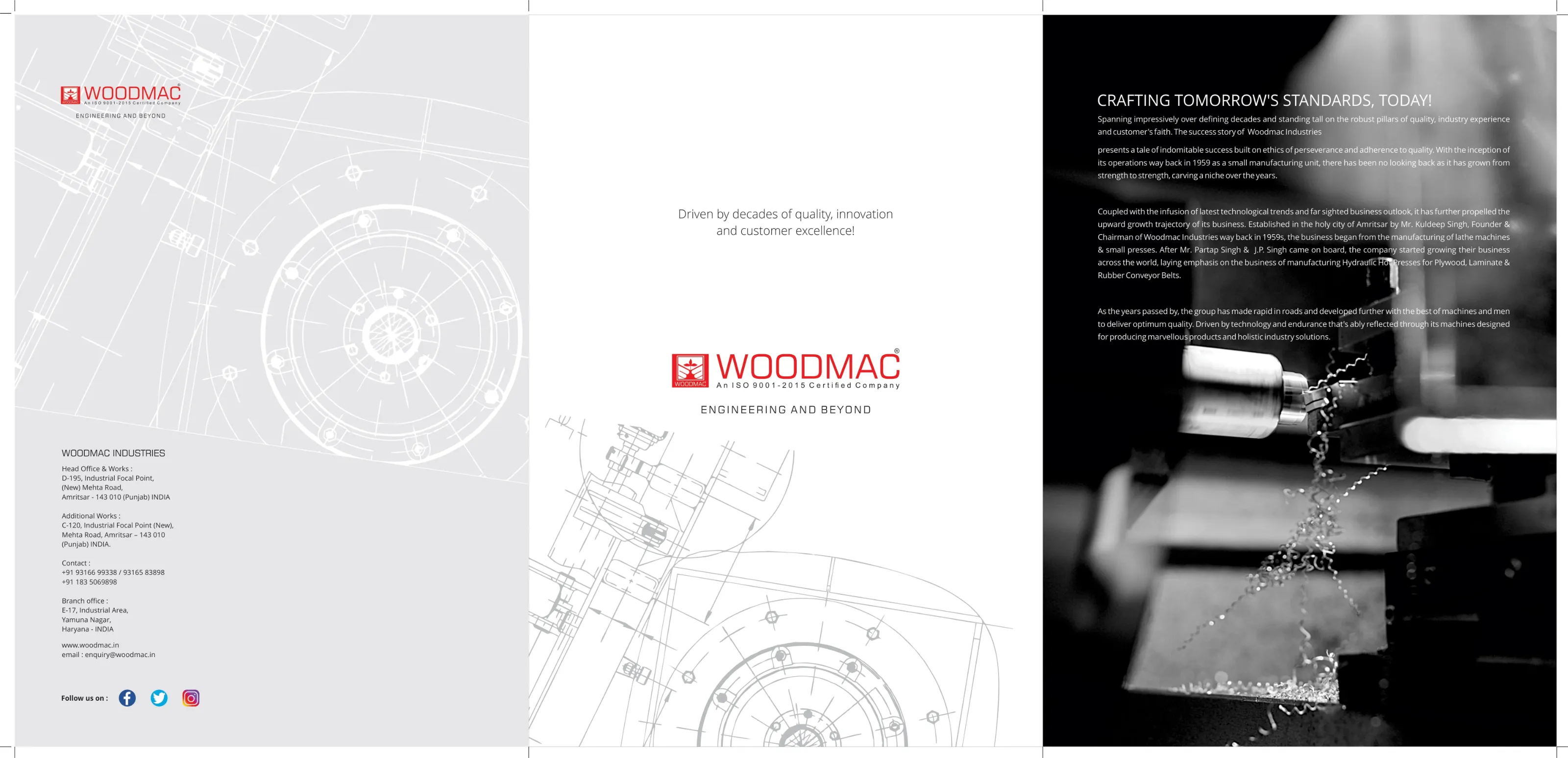 Woodmac Industries – Tri-fold Brochure Design Woodmac Industries – Tri-fold Brochure Design