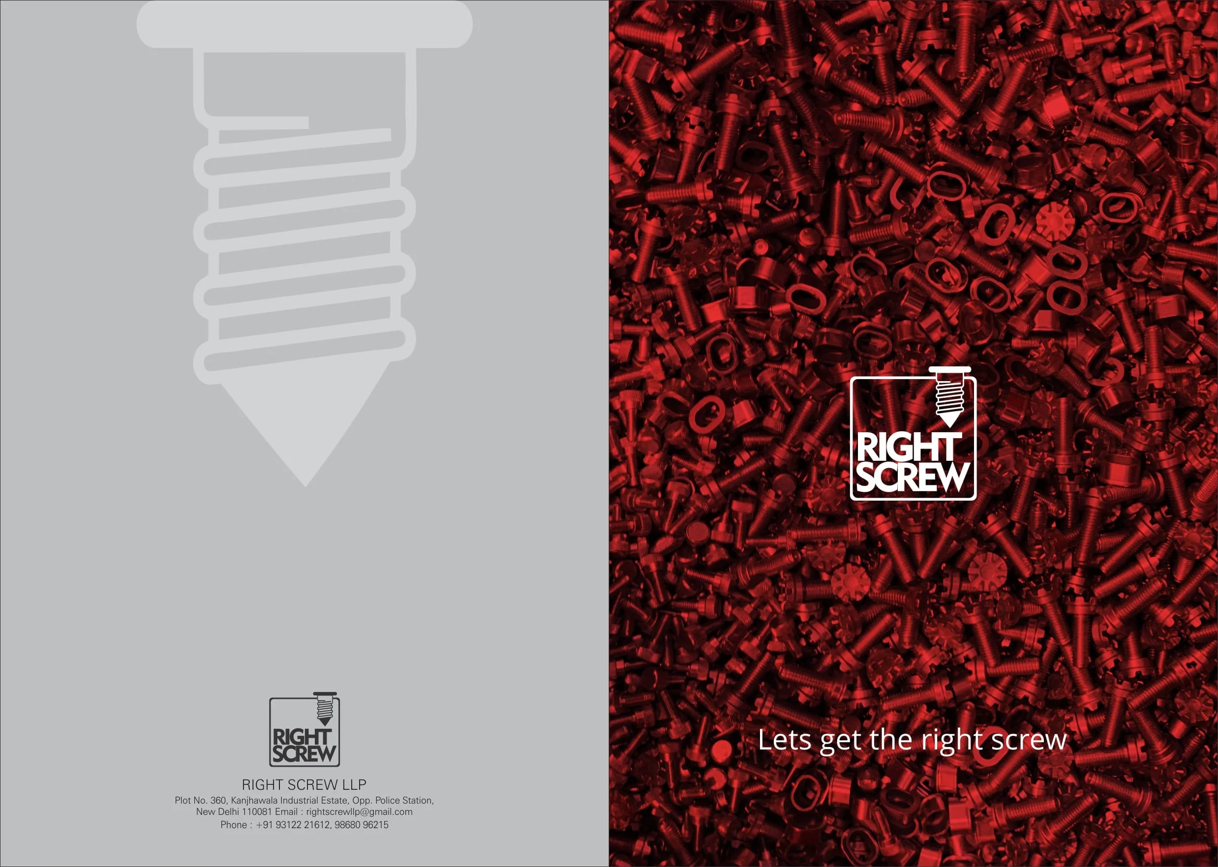 Right Screw – Company Brochure Design Right Screw – Company Brochure Design