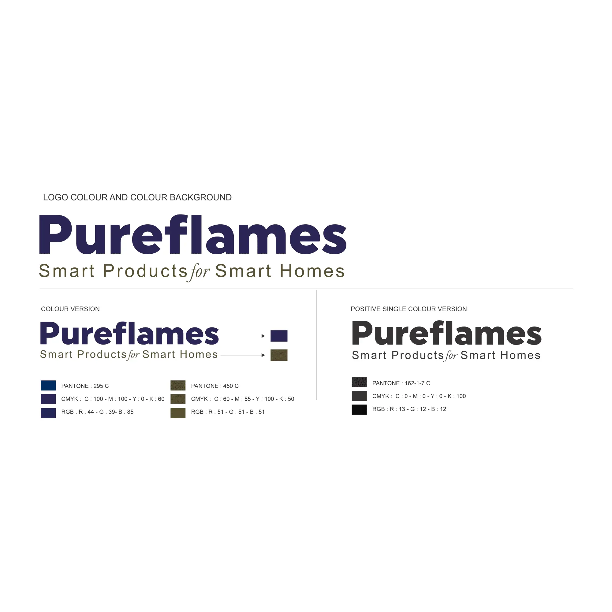 Pureflames – Logo & Brand Guidelines