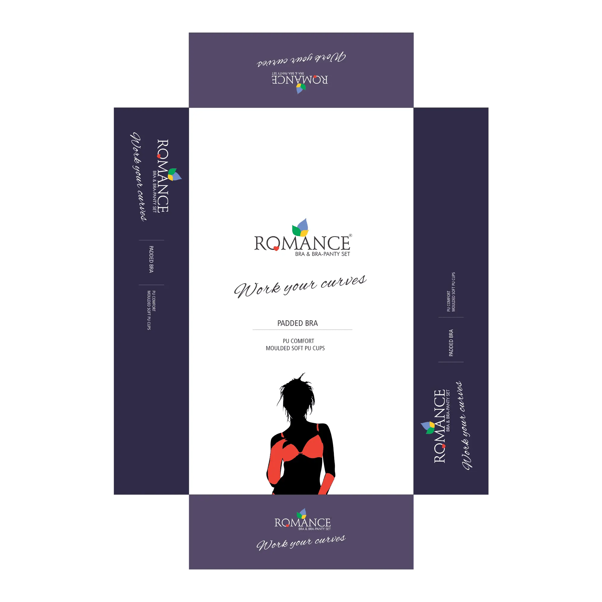 Romance – Padded Bra Box Packaging Design