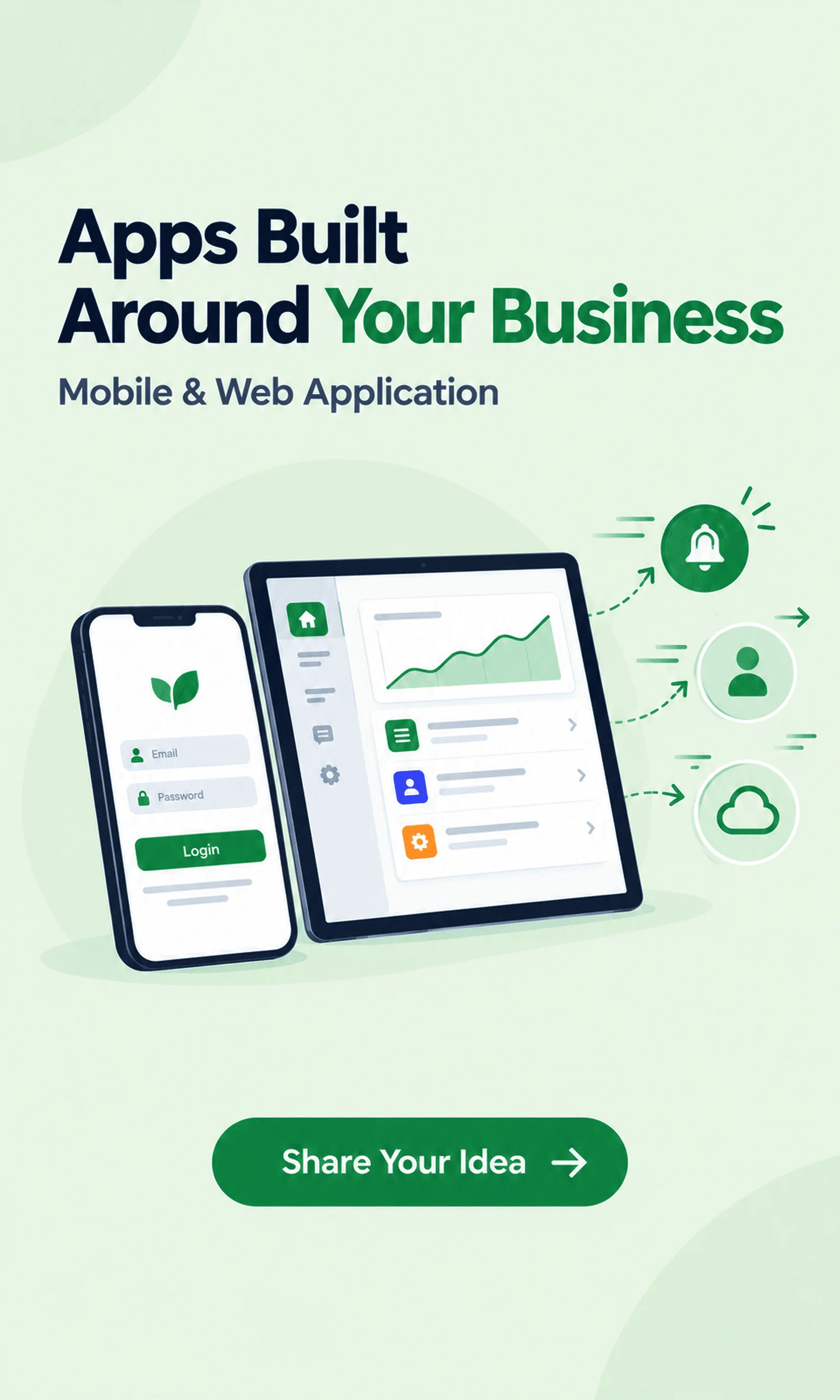 Apps built around your business – mobile and web application development Apps built around your business – mobile and web application development