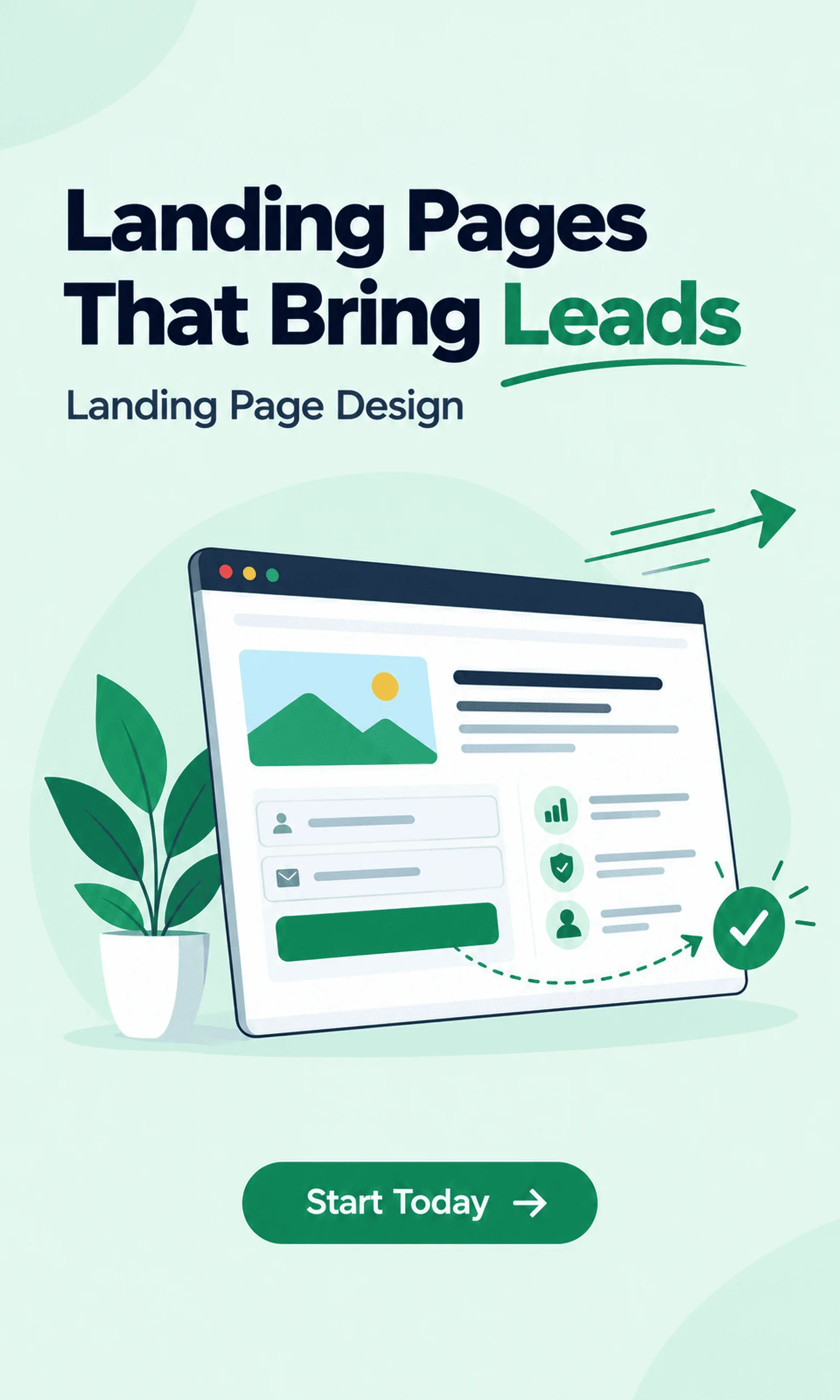 Landing pages that bring leads – landing page design Landing pages that bring leads – landing page design