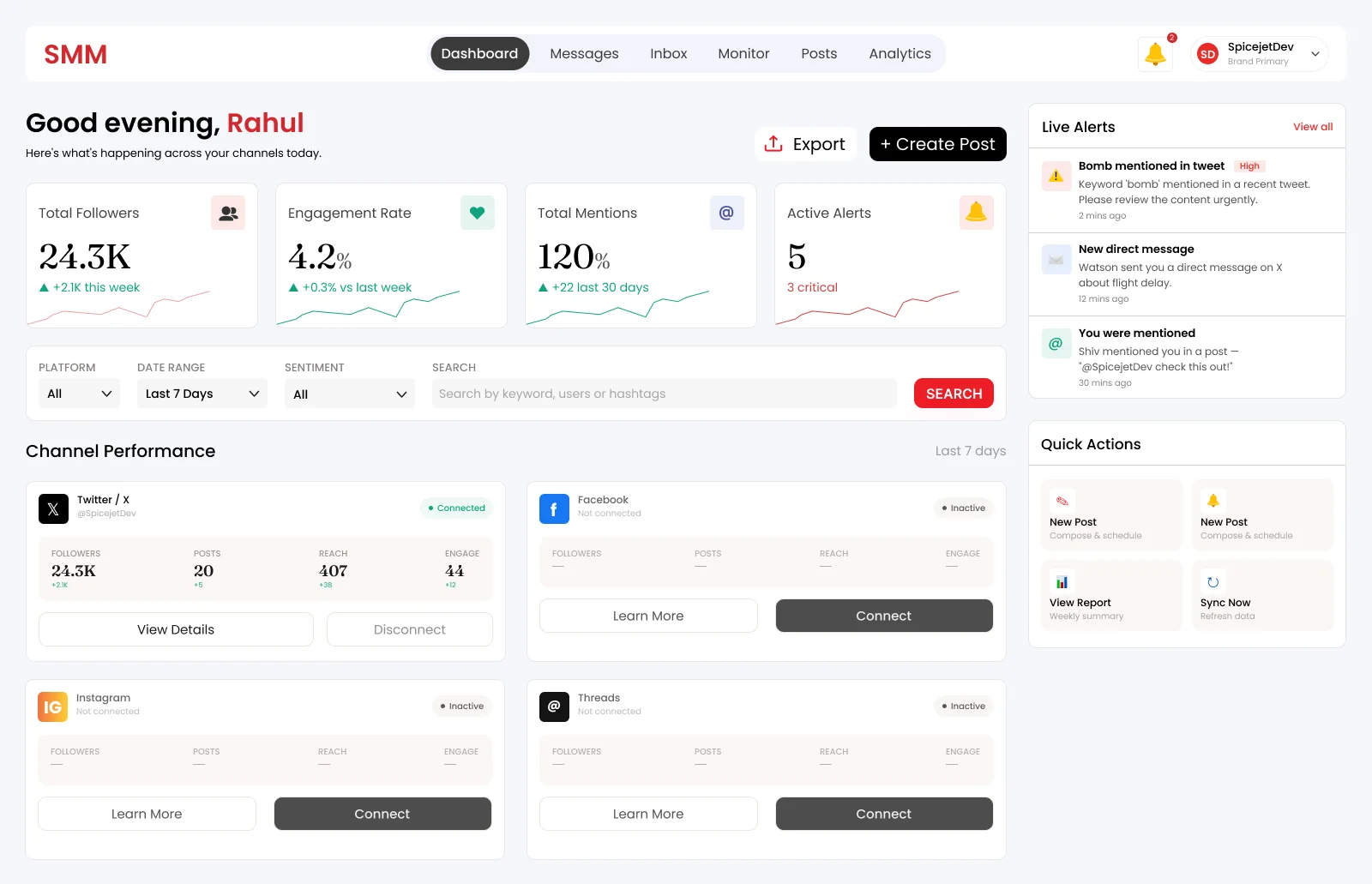 Social Media Marketing App Social Media Marketing App