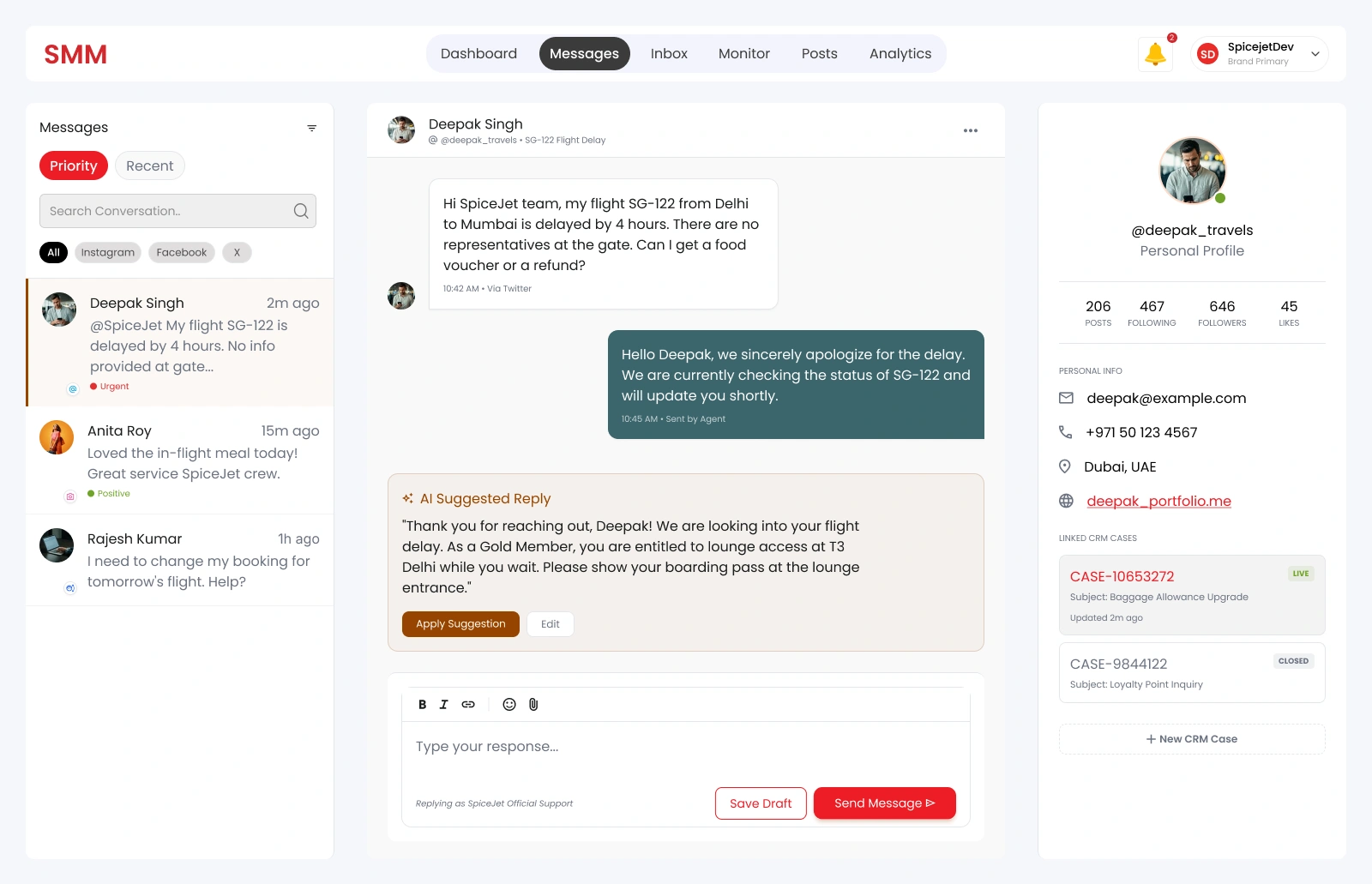 Social Media Marketing App